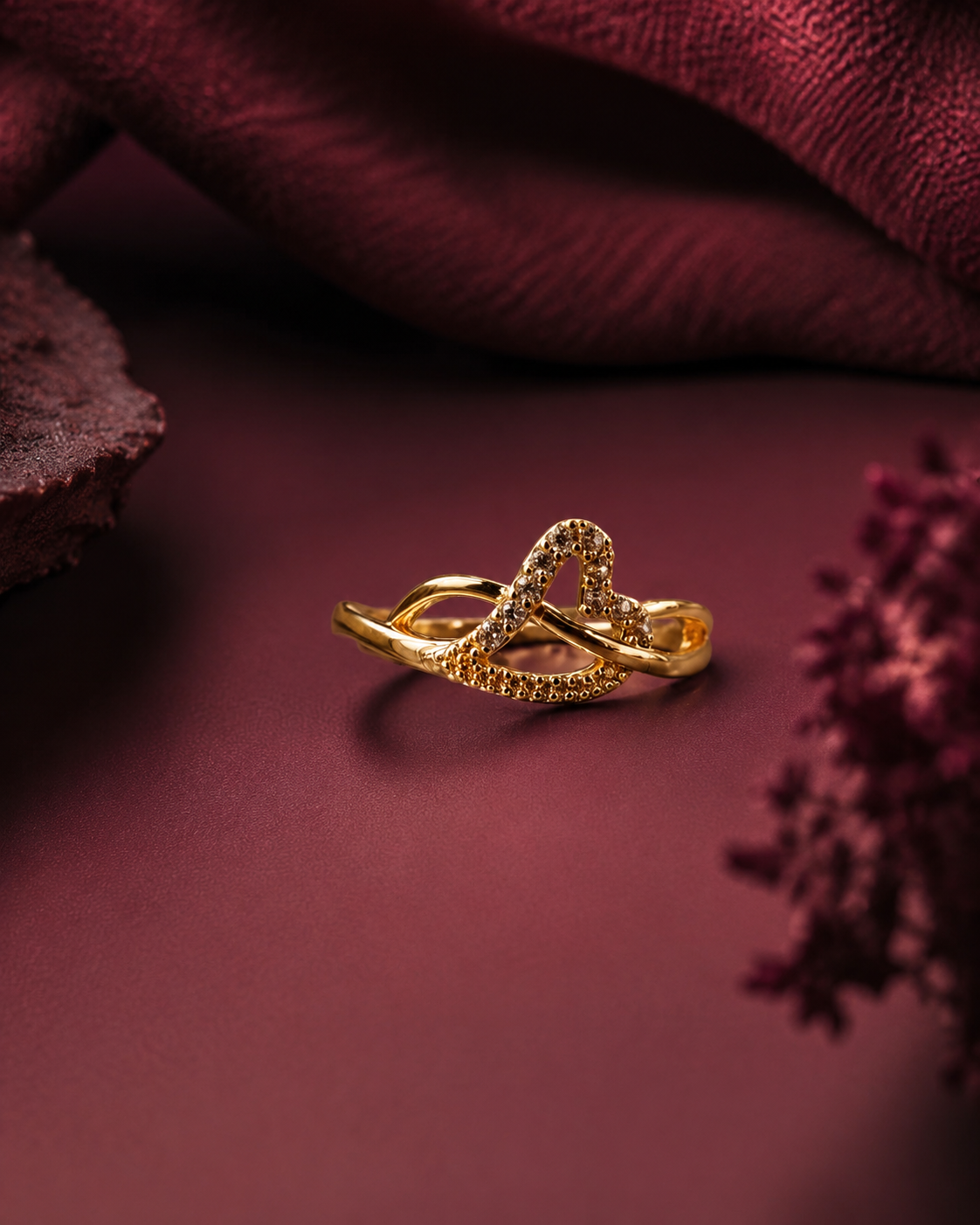 Paisley Adjustable Ring