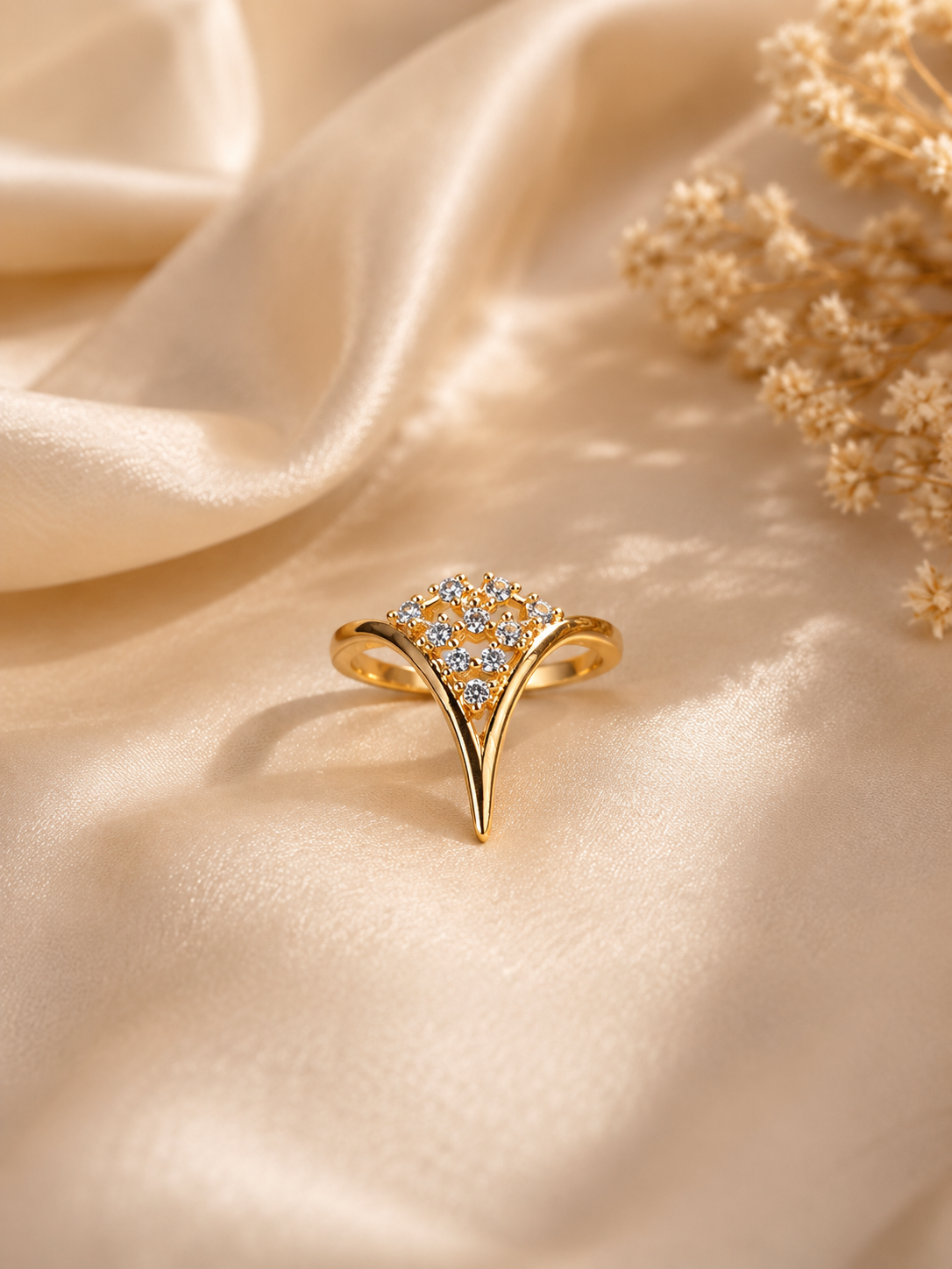 Feather Adjustable Ring