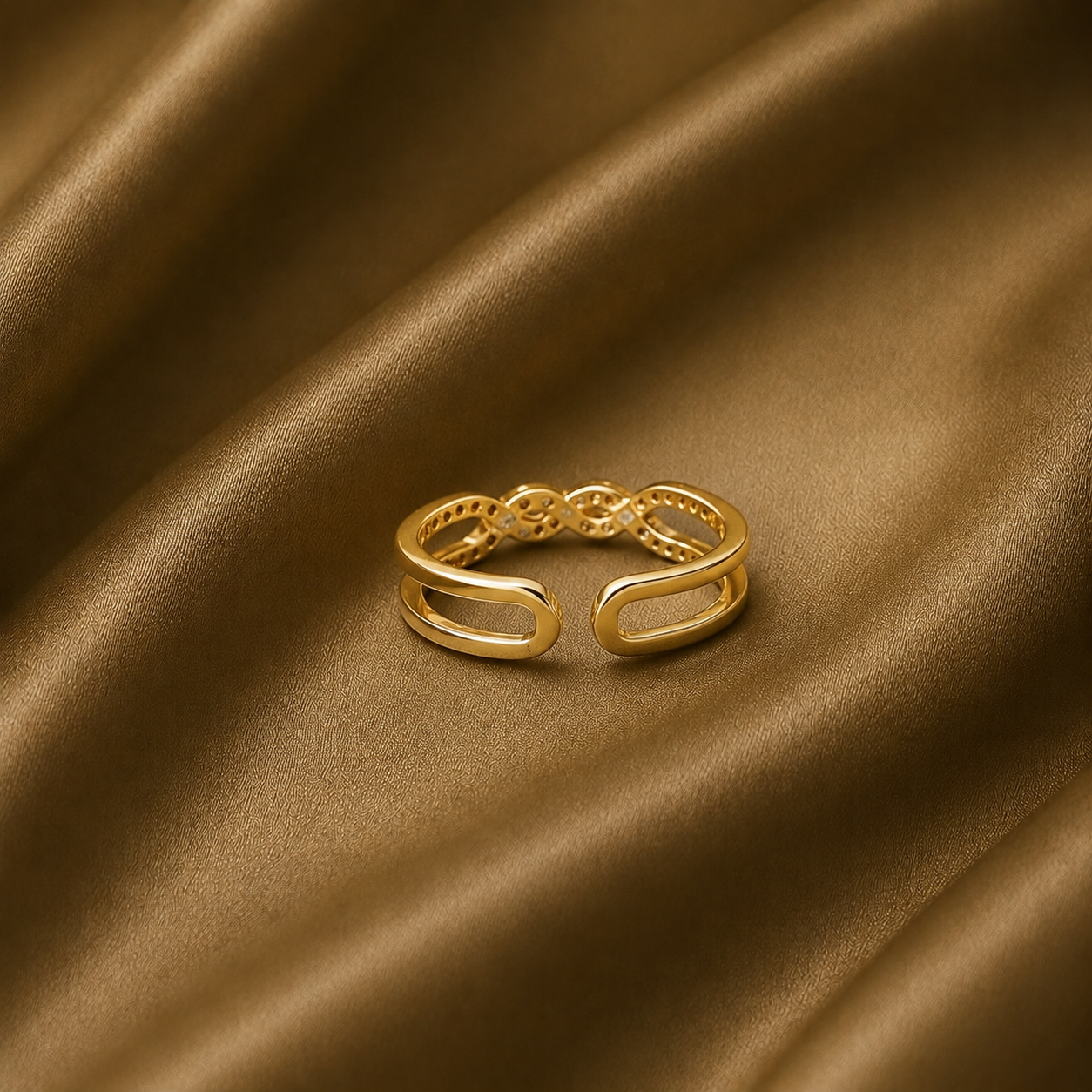 Sleek Adjustable Ring