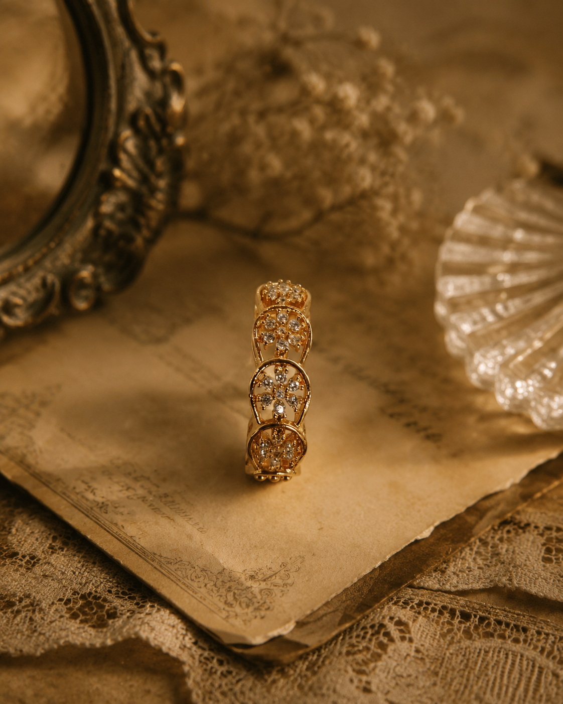 Wood Adjustable Ring