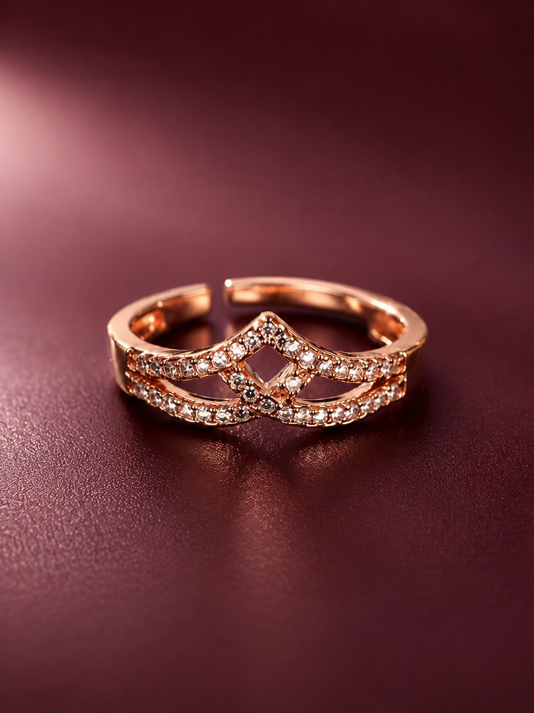 Moon Fern Adjustable Ring
