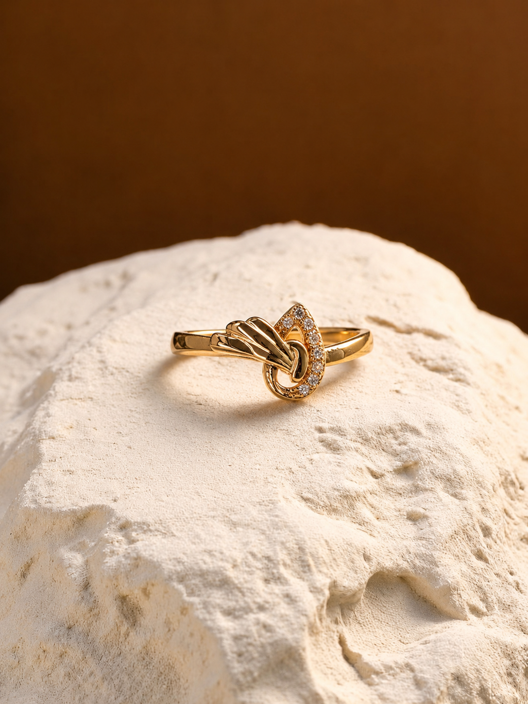 Dewdrop Adjustable Ring