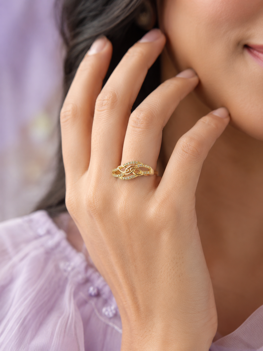 Starburst Adjustable Ring