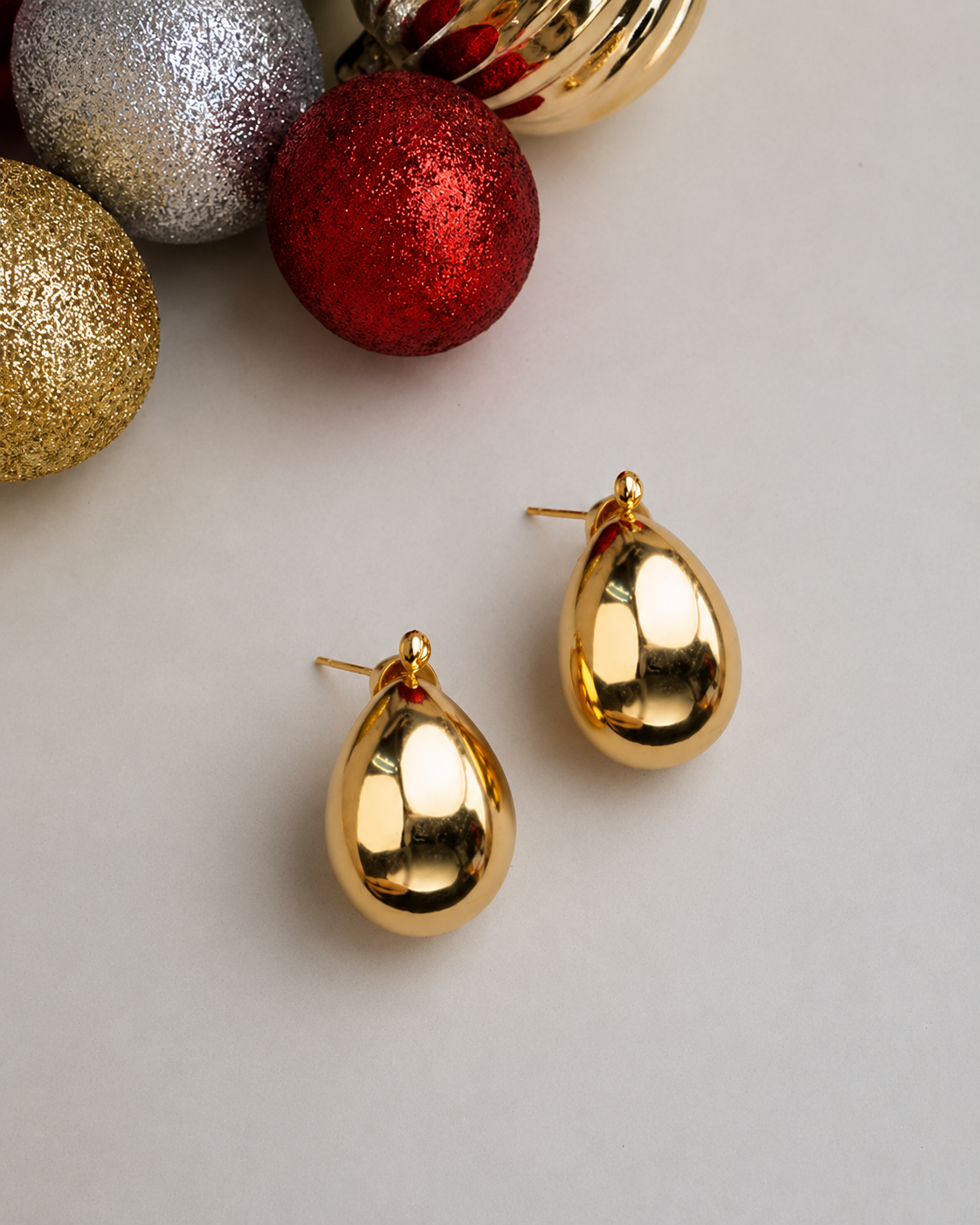 Levisha Earrings. (18K Gold Plated)