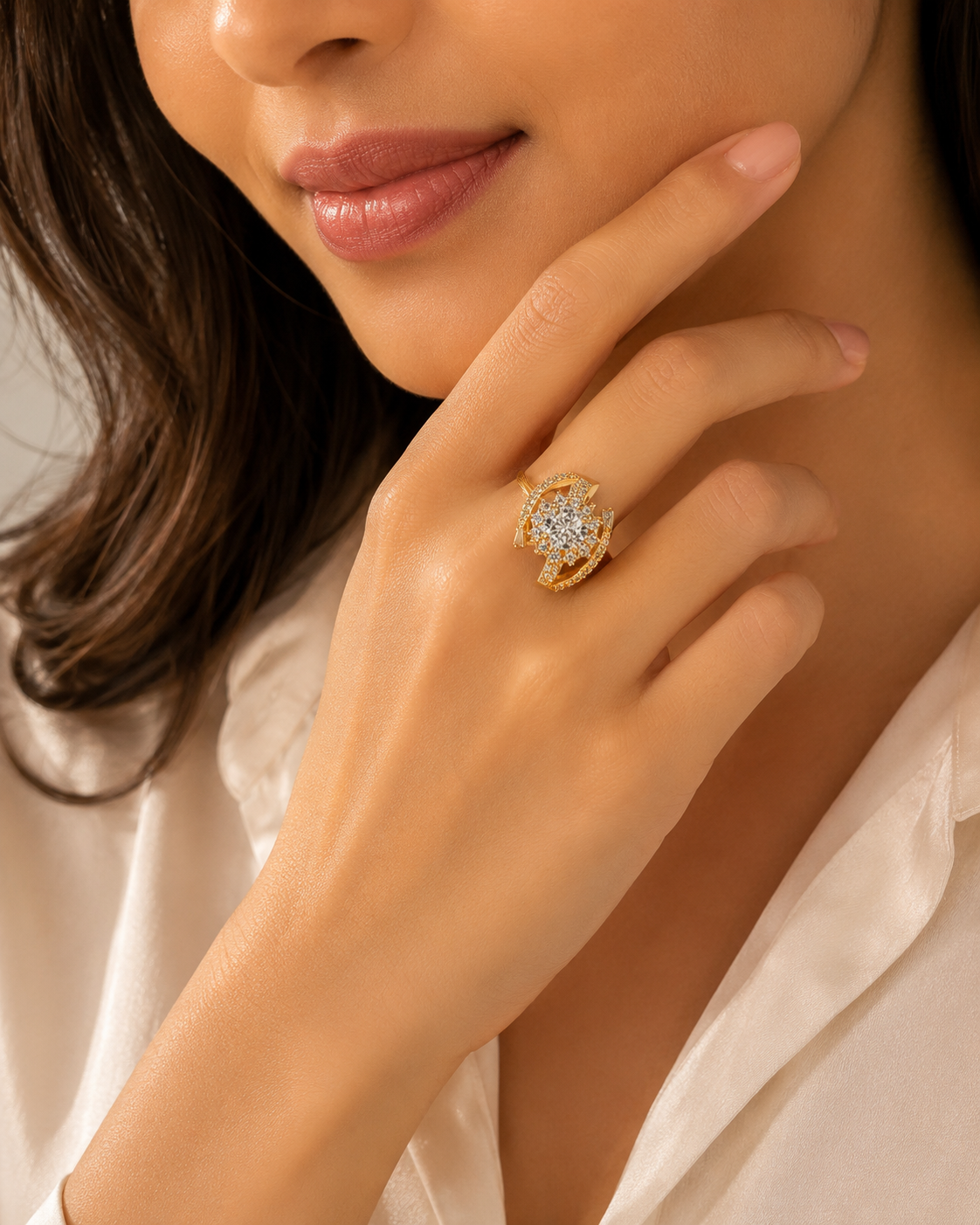 Cherry Adjustable Ring