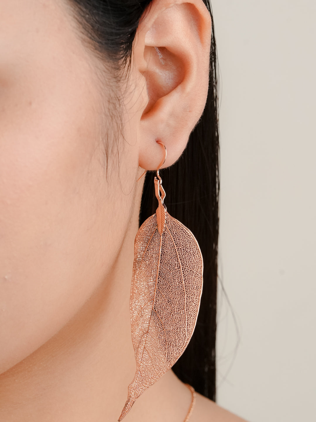 Feuilla Necklace Set (Rose Gold)