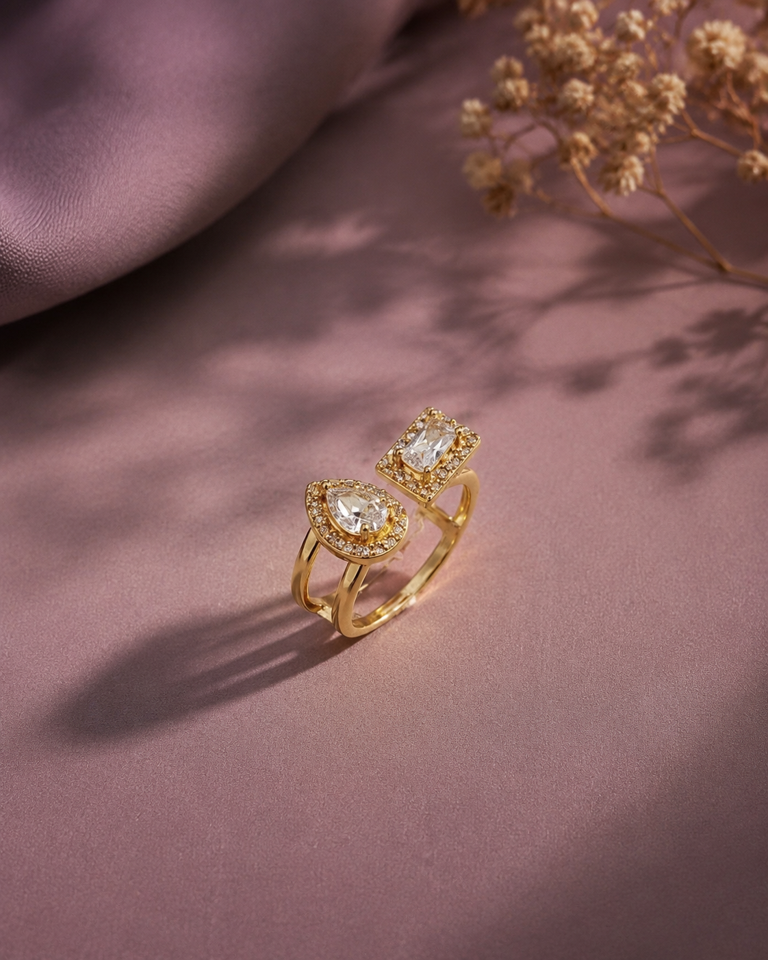 Dove Adjustable Ring