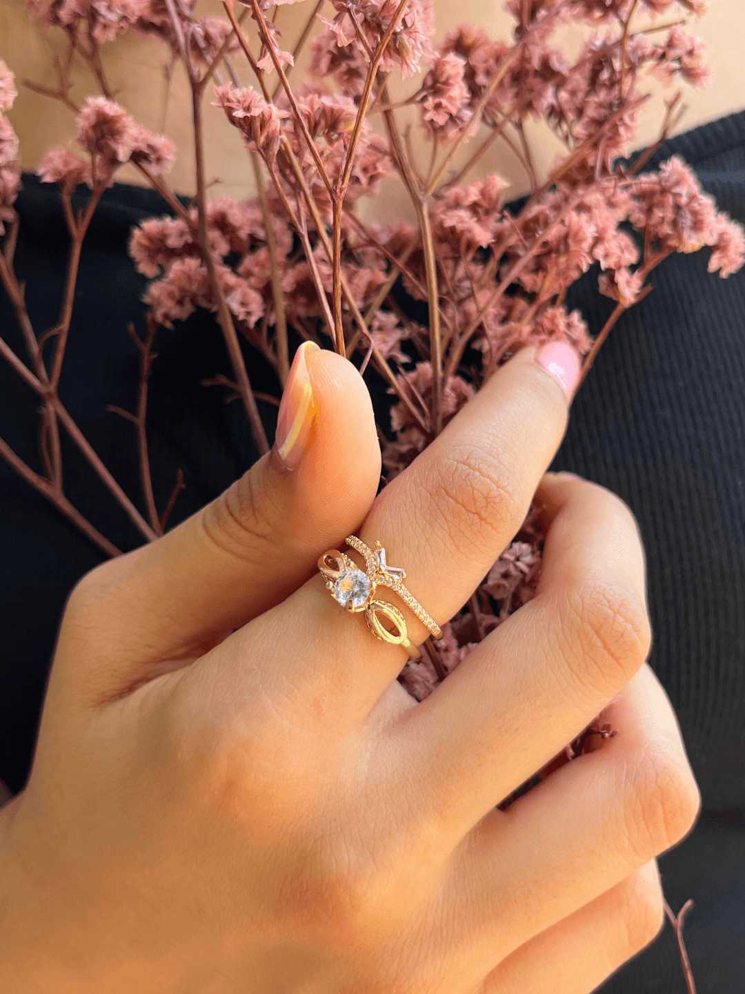 illuminated Diamond Adjustable Ring - Zeraki Jewels