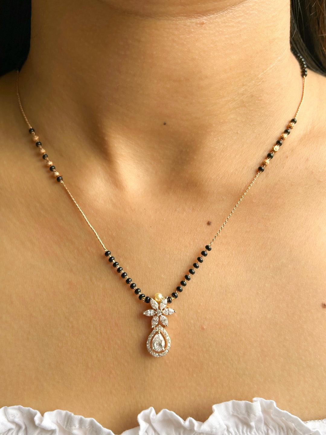 Ahana White Diamond Mangalsutra Zeraki Jewels - Main Image