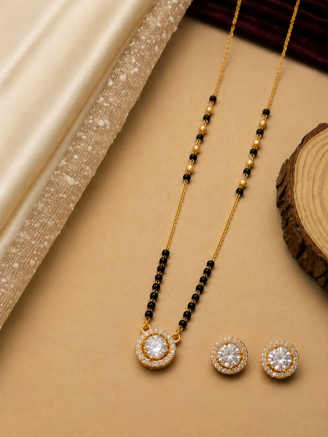 Emily Mangalsutra with Earrings