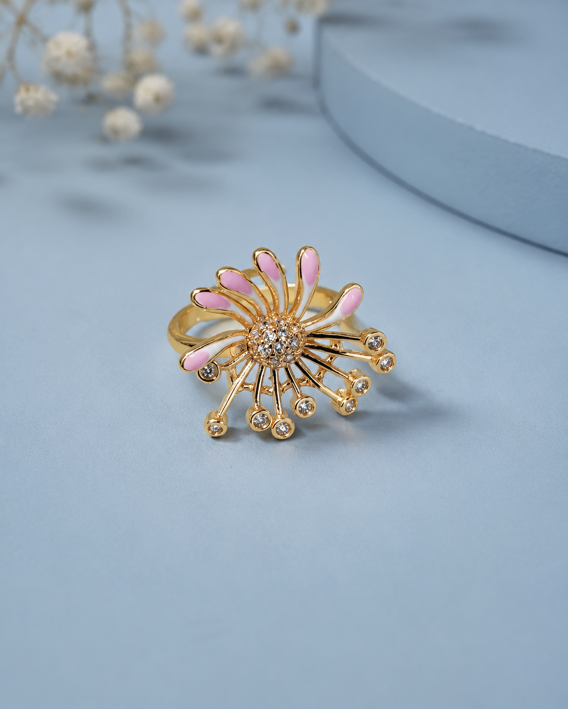 Plum Adjustable Ring