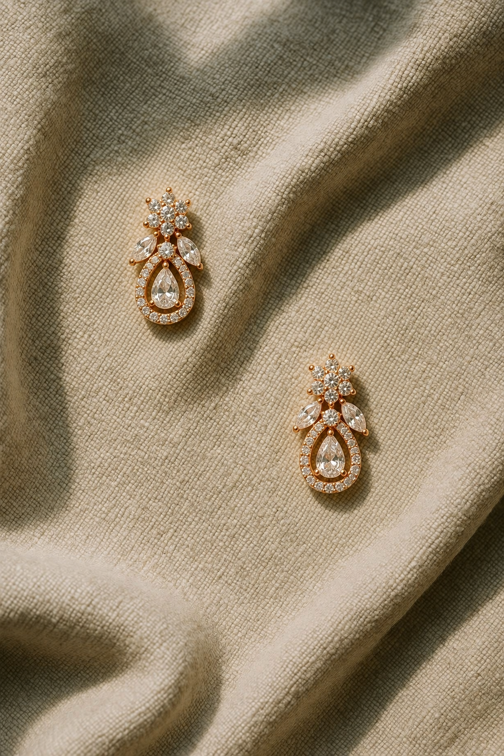 Aanya White Earrings