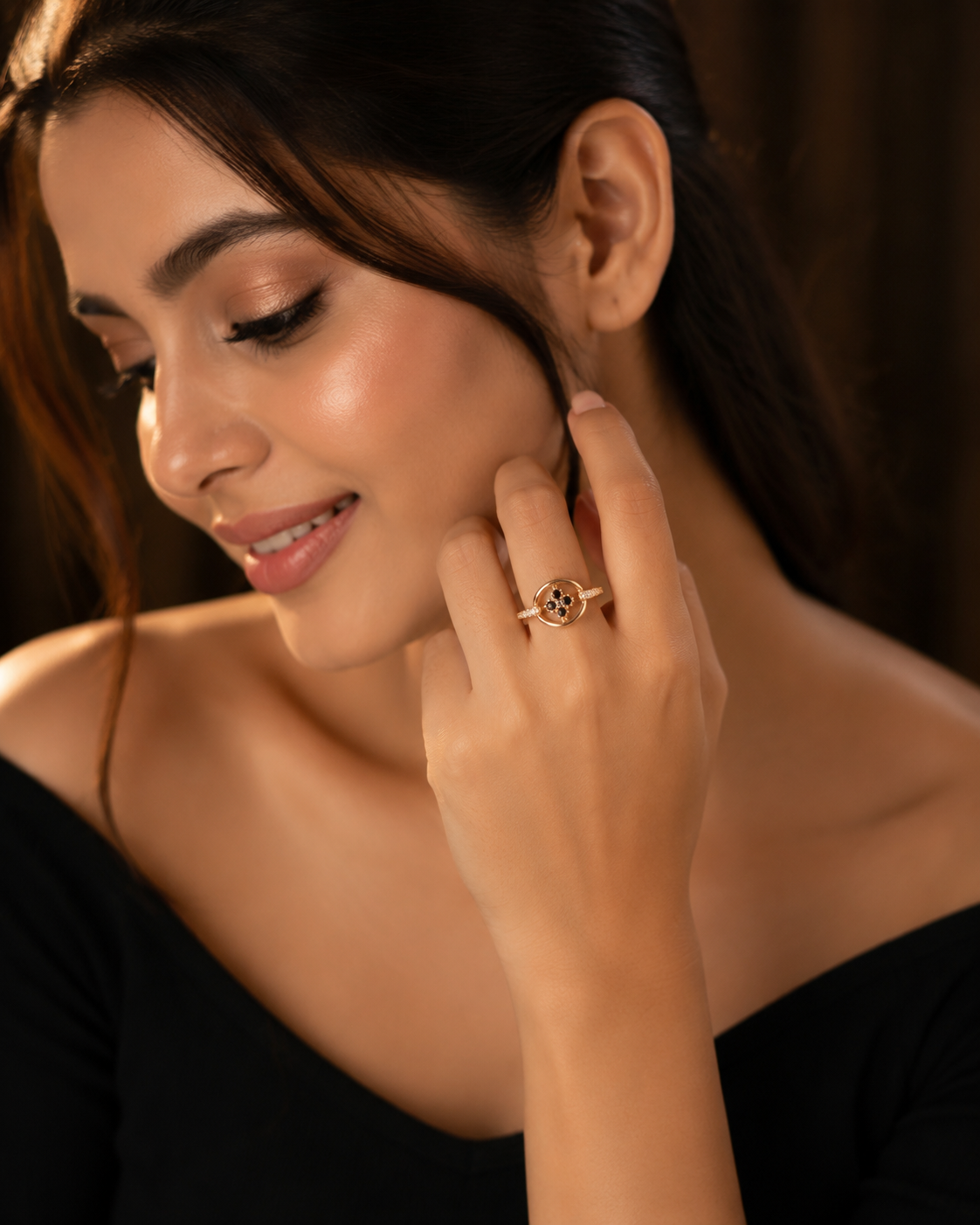 Saffron Adjustable Ring