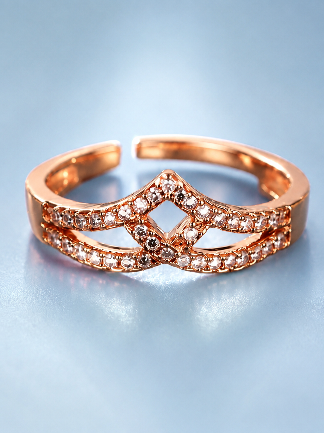 Moon Fern Adjustable Ring