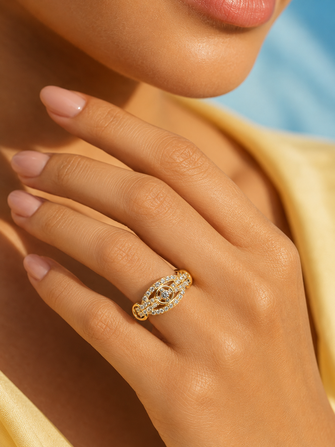 Stone Adjustable Ring