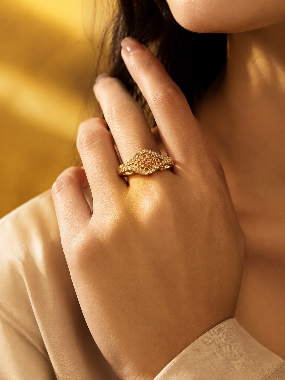 Tanishq Adjustable Ring
