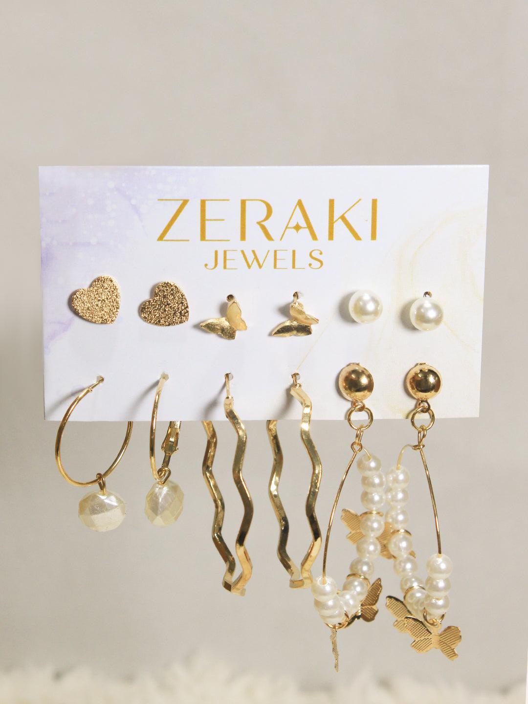 Sizzle & Spark Earrings Combo - Zerakijewels