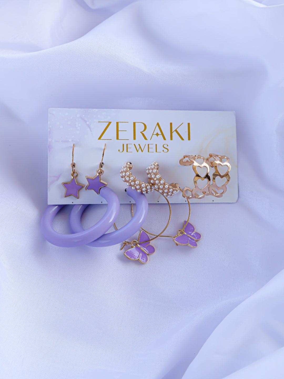 Boho Beauty Bundle Earrings Combo - Zeraki Jewels 