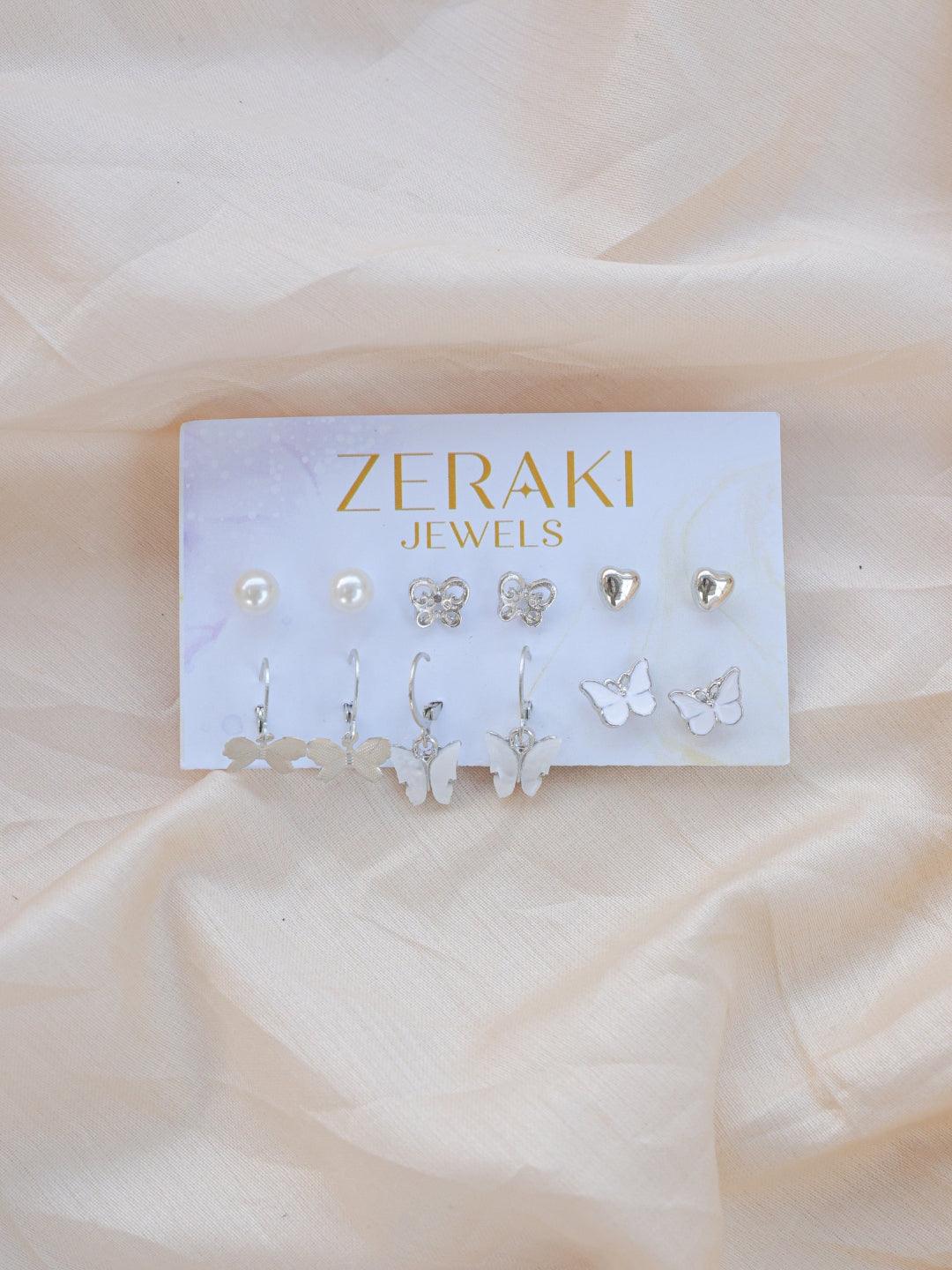 "Glam Squad" earrings combo - Zeraki Jewels 