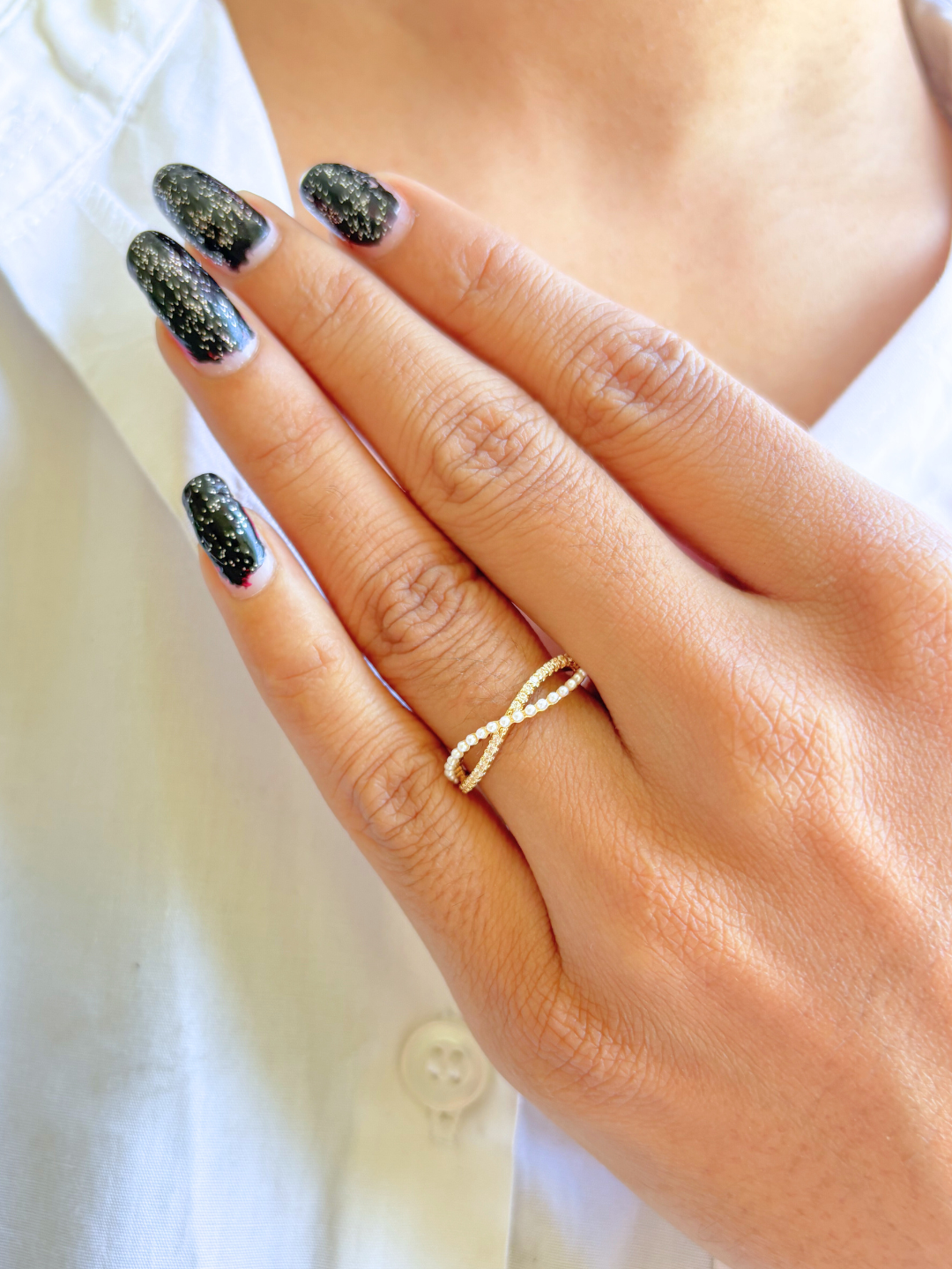 Slash Beads Ring