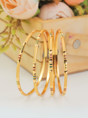 Priya Bangle.  (Set of 4)