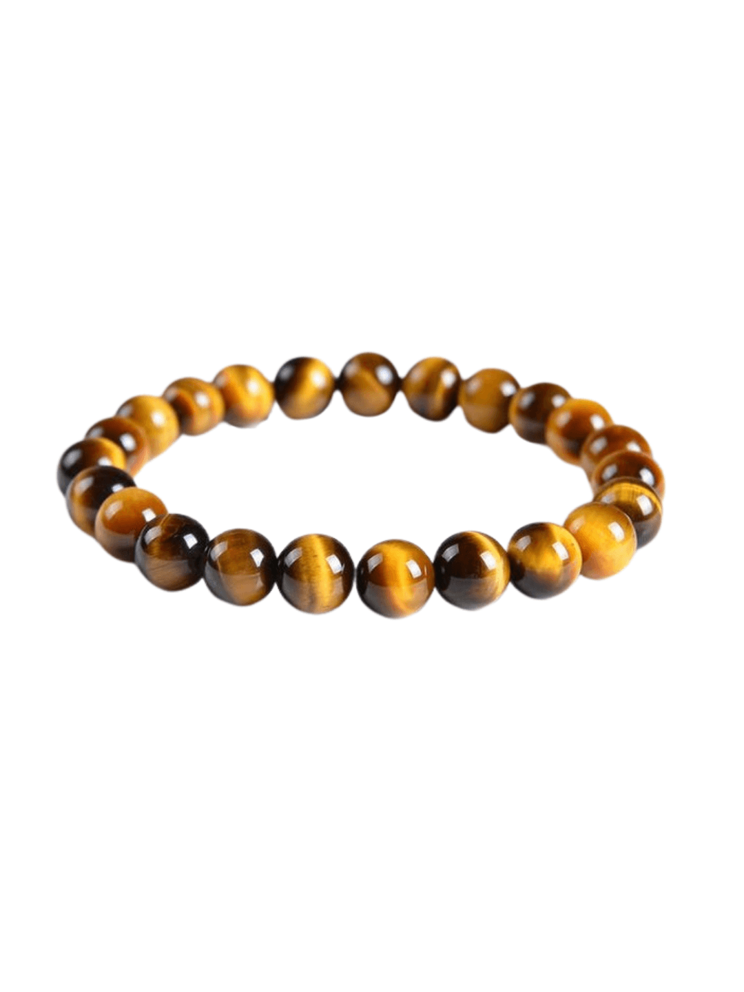 Tiger Eye Natural Stone Bracelet (UNISEX)  - Zeraki Jewels 