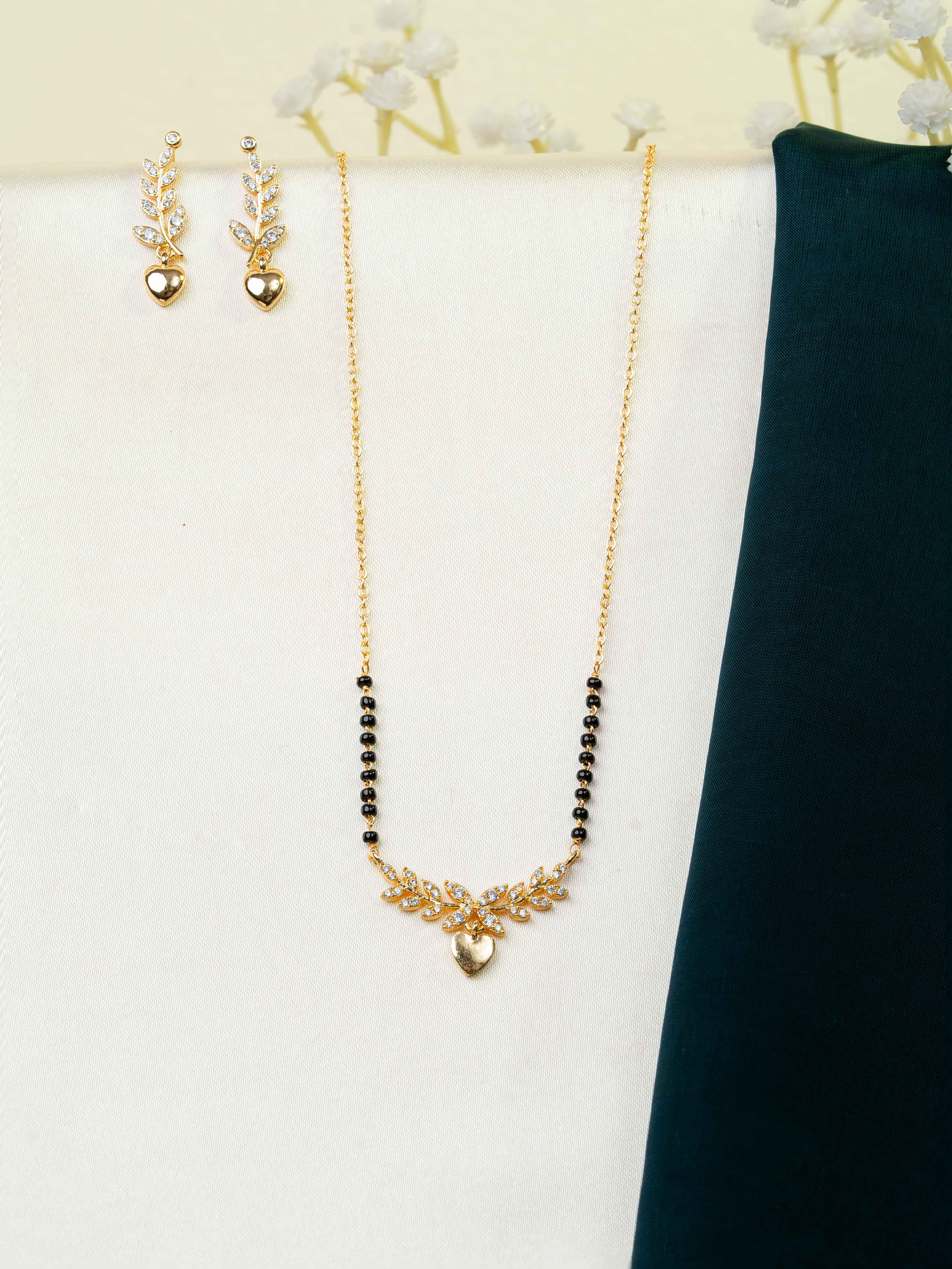 Nora Mangalsutra with Earrings