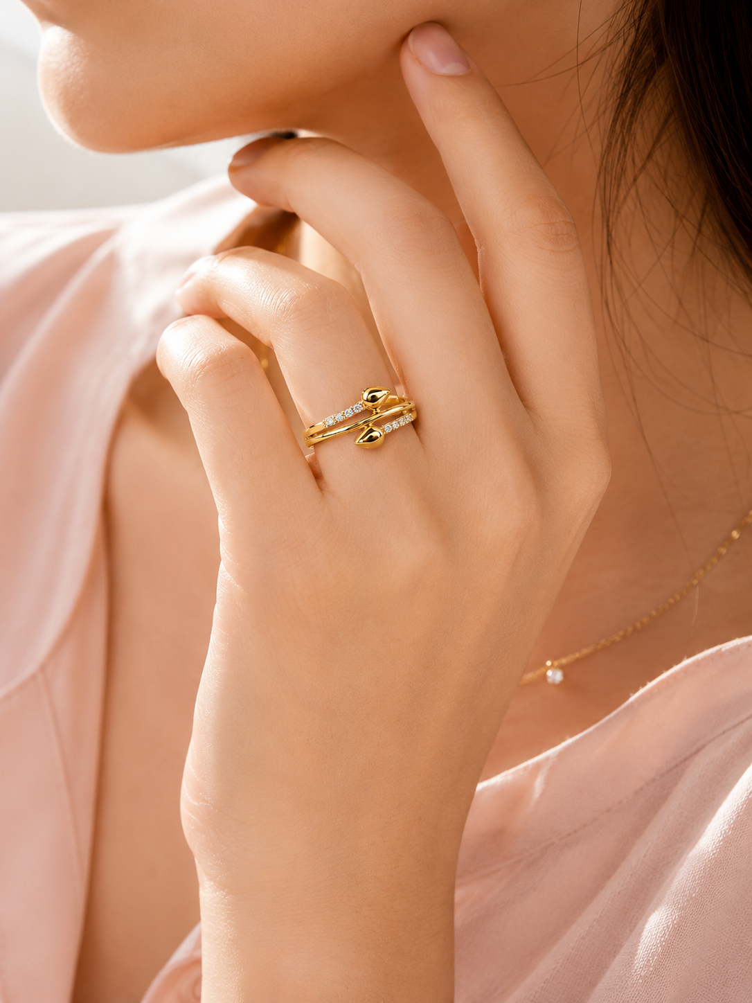 Calla Adjustable Ring