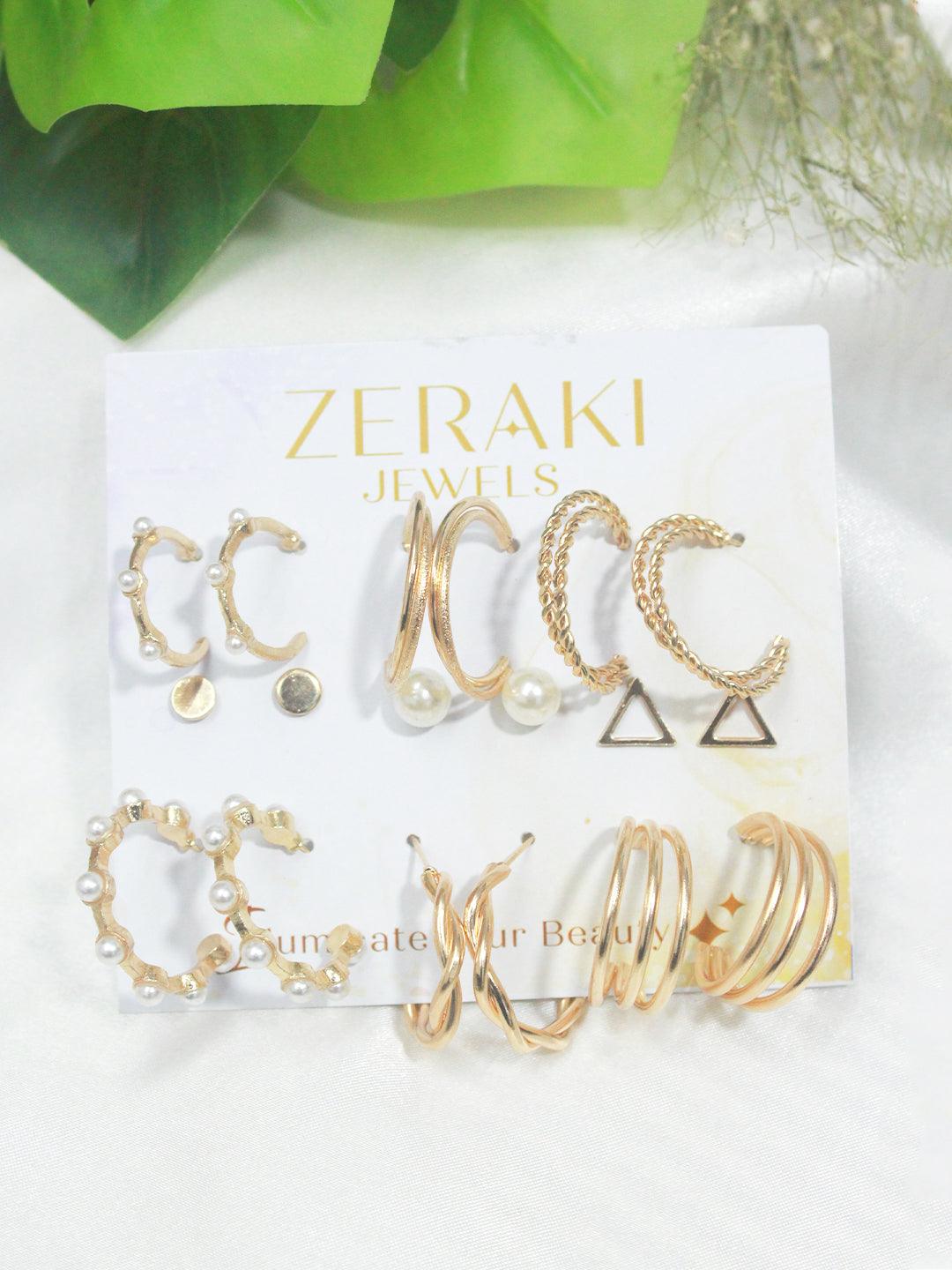 The Sway and Sashay Earring combo - Zeraki Jewels 
