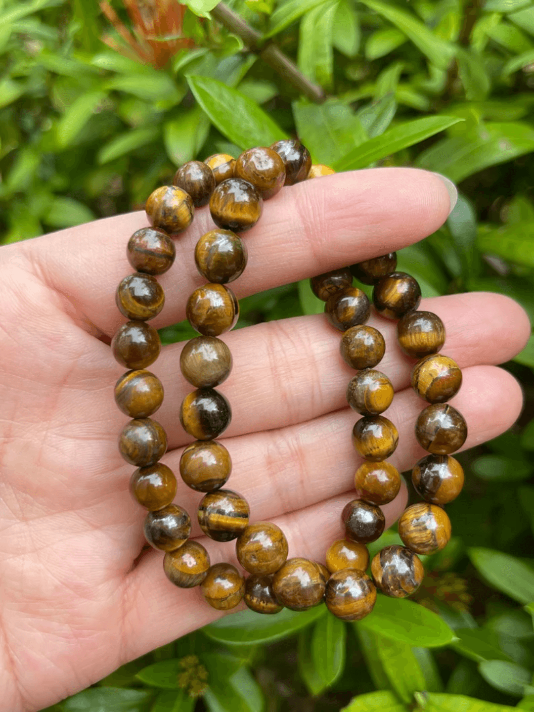 Tiger Eye Natural Stone Bracelet (UNISEX)  - Zeraki Jewels 