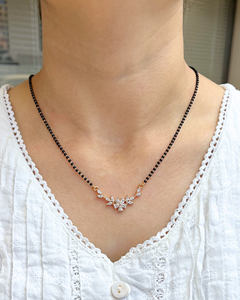 Mahira Full Black Beads Mangalsutra