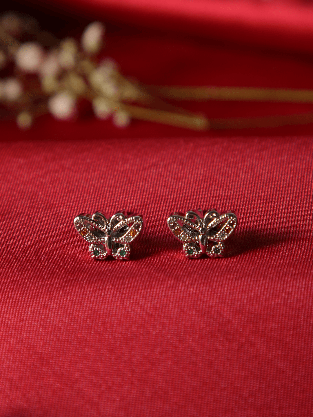 Miniature Butterfly Studs - Zerakijewels