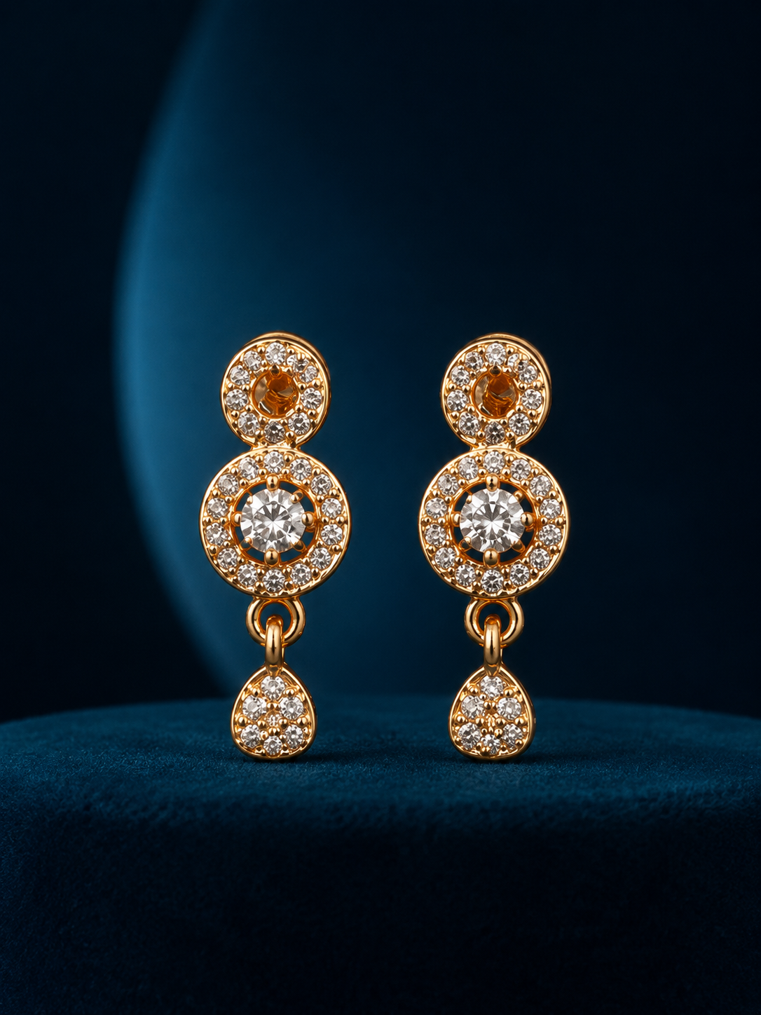 Rihanna Rose Gold Earrings