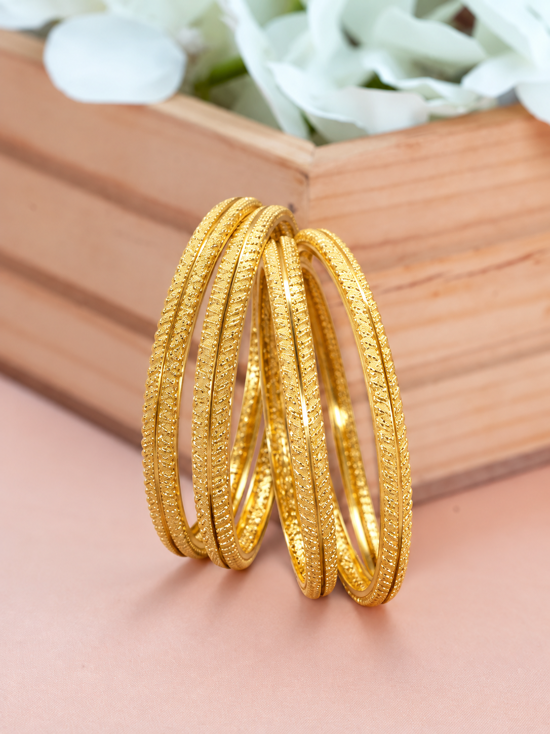 Nisha Bangle. (Set of 4)
