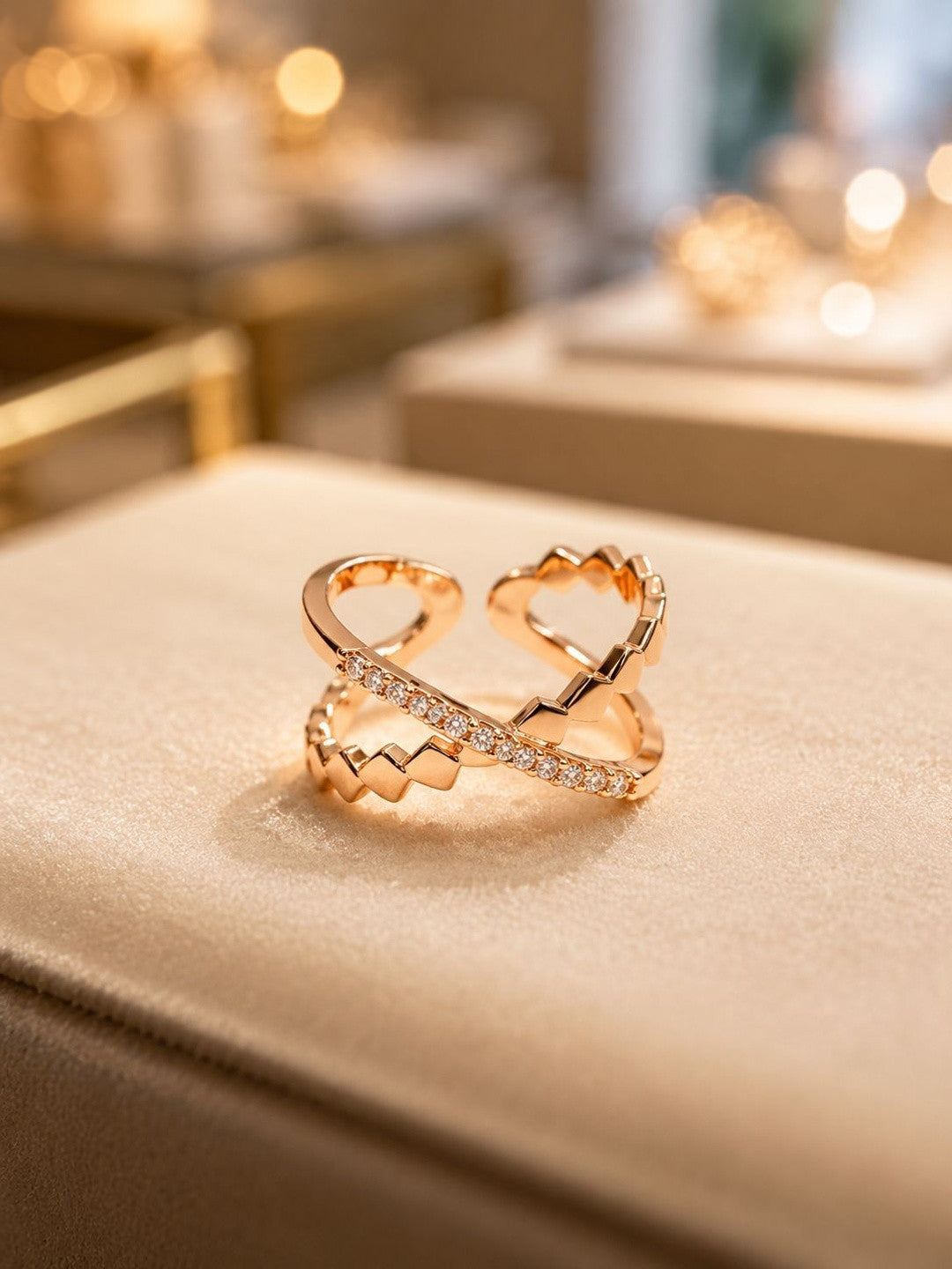Blush Adjustable Ring