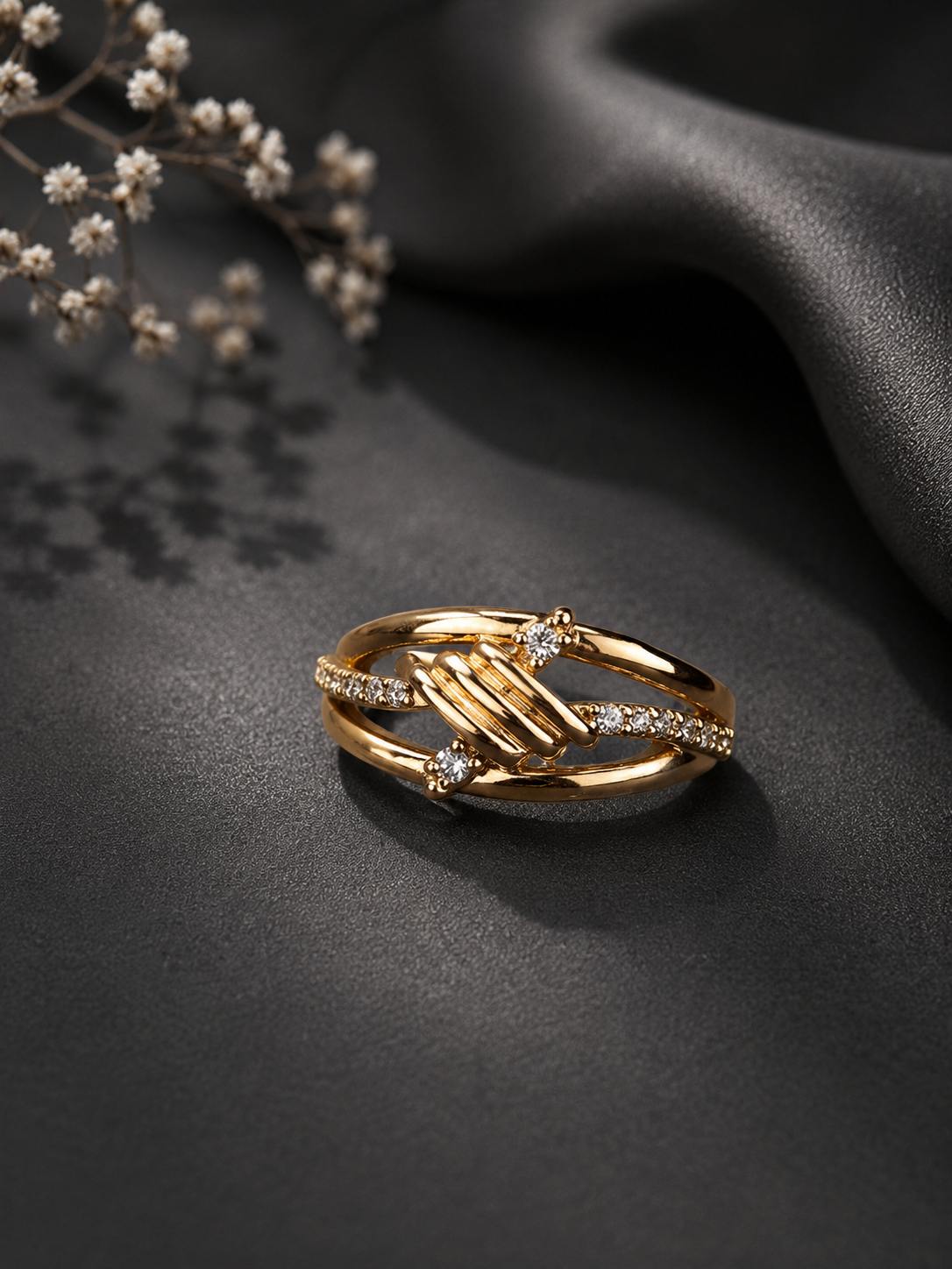 Rose Glow Adjustable Ring
