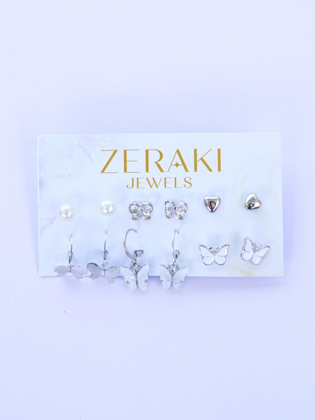 "Glam Squad" earrings combo - Zeraki Jewels 