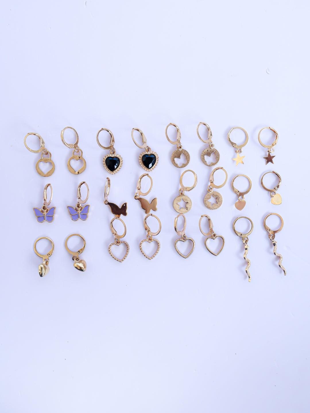 Modern Fashionista Earrings Combo - Zerakijewels