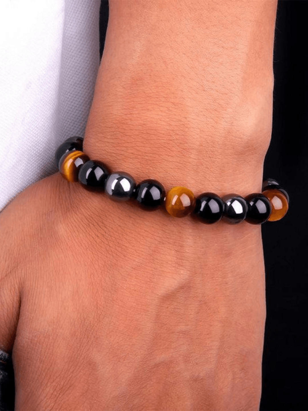Triple Protection Natural Stone Bracelet ( UNISEX) - Zeraki Jewels 