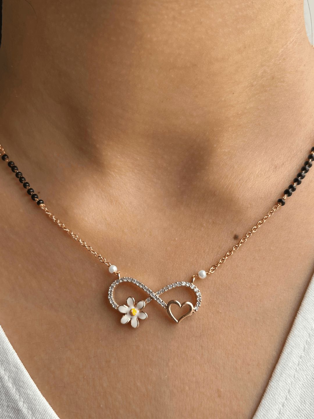 Infinity of Hearts Mangalsutra - Zeraki Jewels 