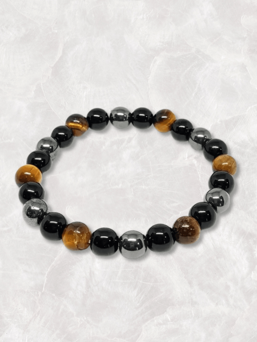 Triple Protection Natural Stone Bracelet ( UNISEX) - Zeraki Jewels 