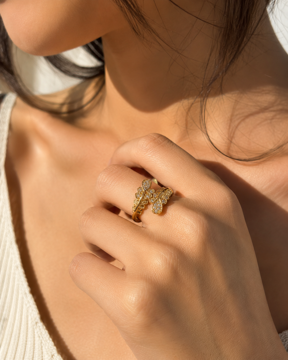 Nora Shine Adjustable Ring