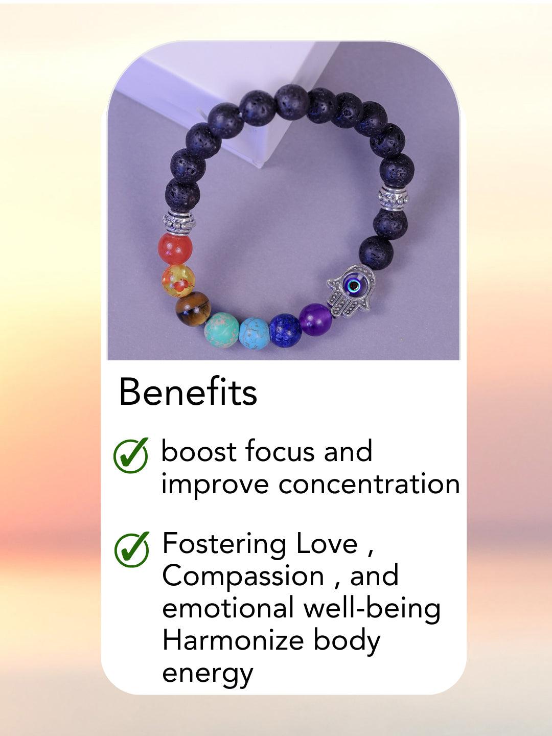 Chakra Natural Stone Beads Bracelet – BauanaHygge.com