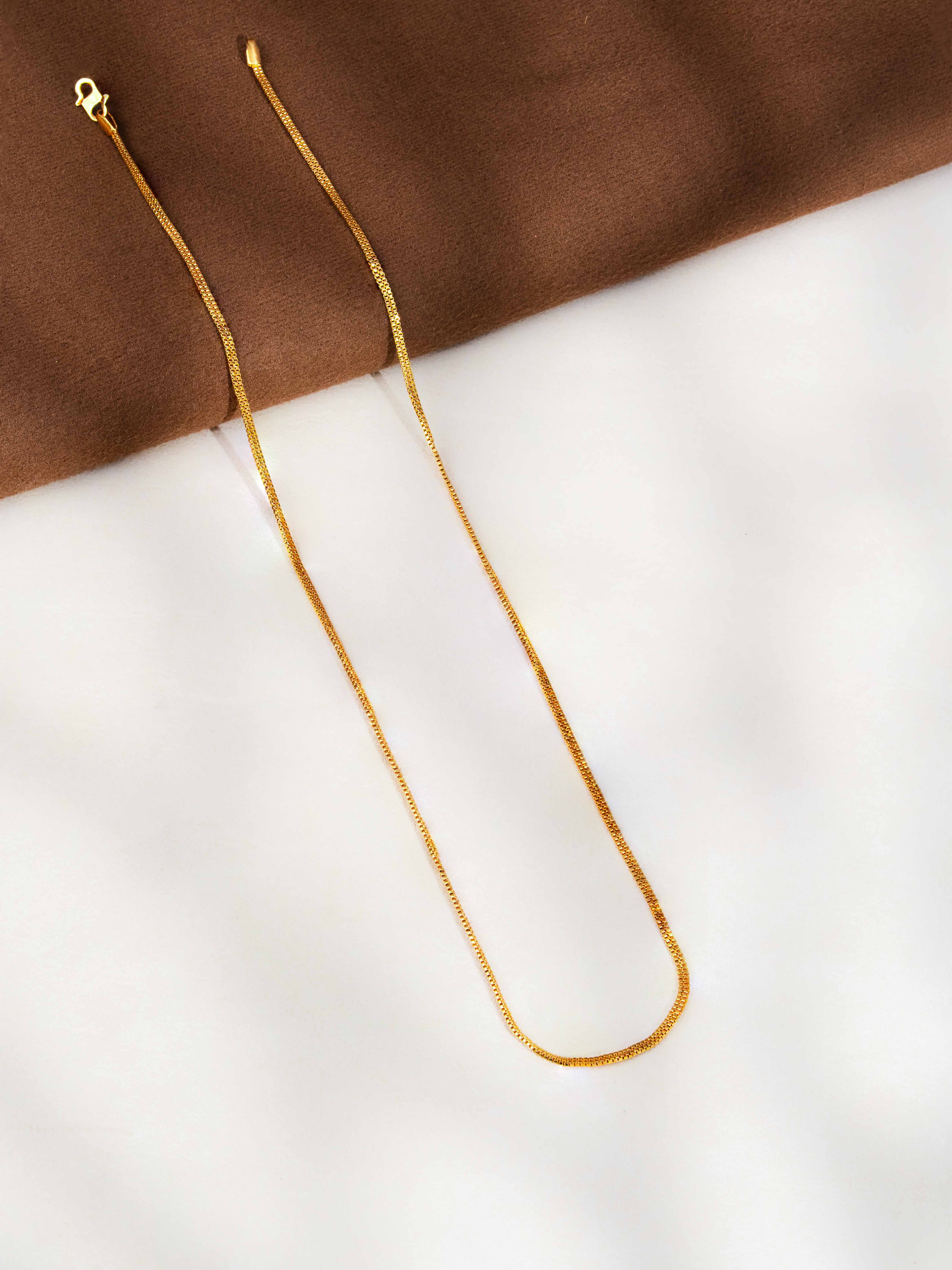 Double Boxing Gold Chain