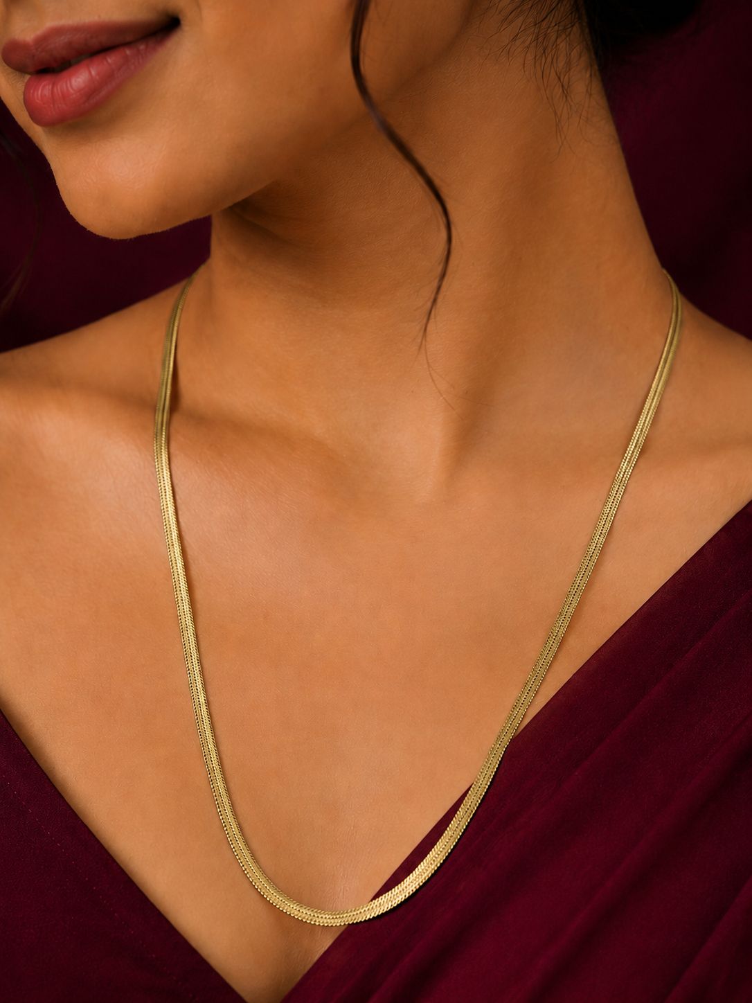 Satin Gold Chain