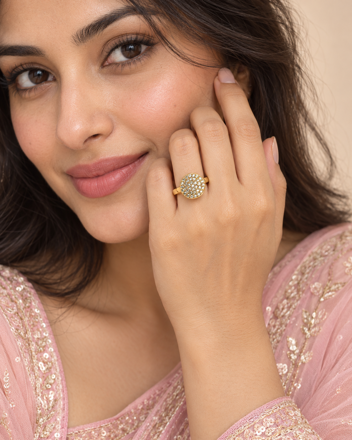 Teardrop Adjustable Ring