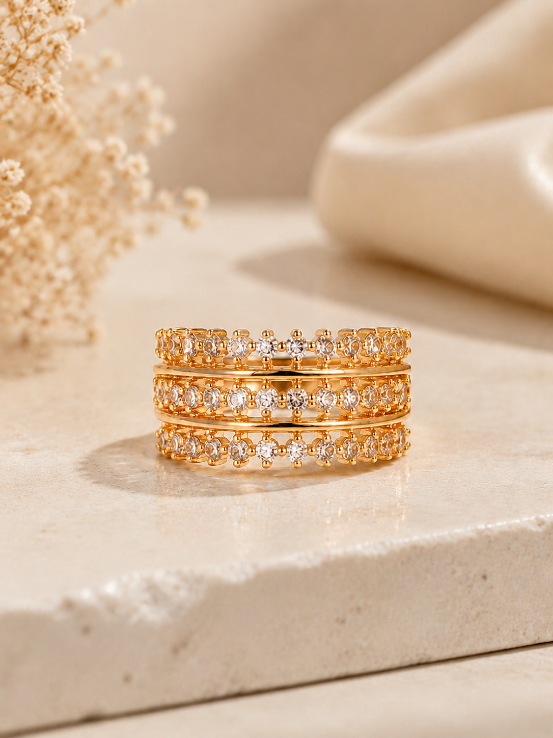 Saanjh Adjustable Ring