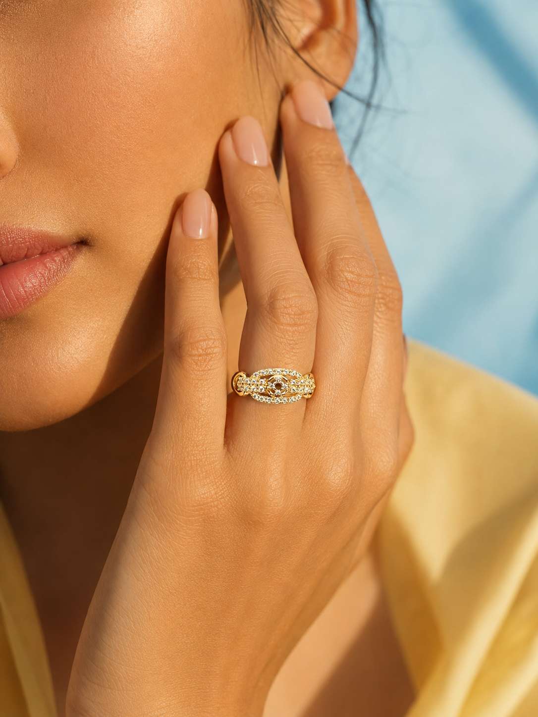 Stone Adjustable Ring