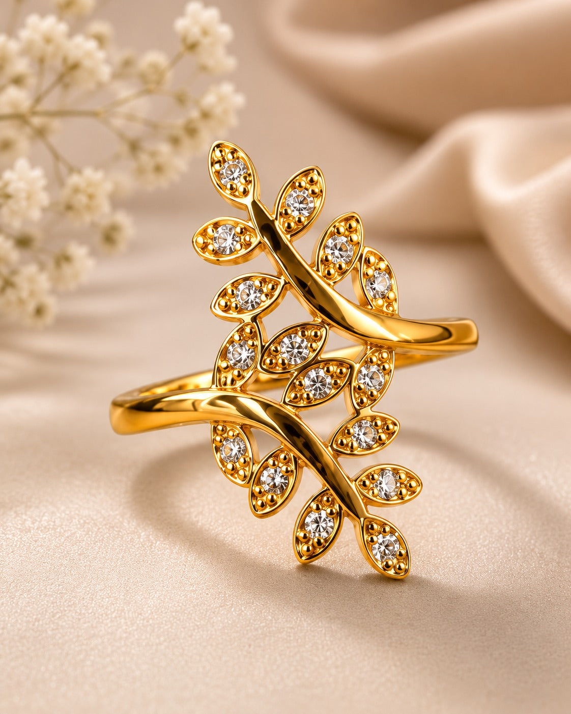 Lime Adjustable Ring