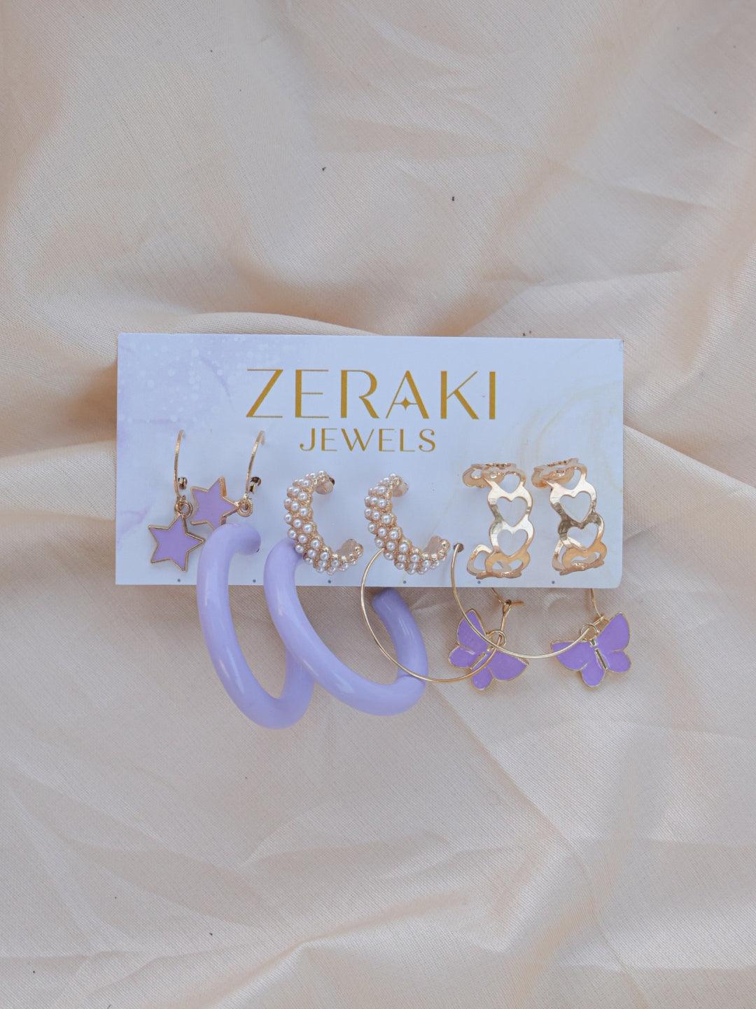 Boho Beauty Bundle Earrings Combo - Zeraki Jewels 